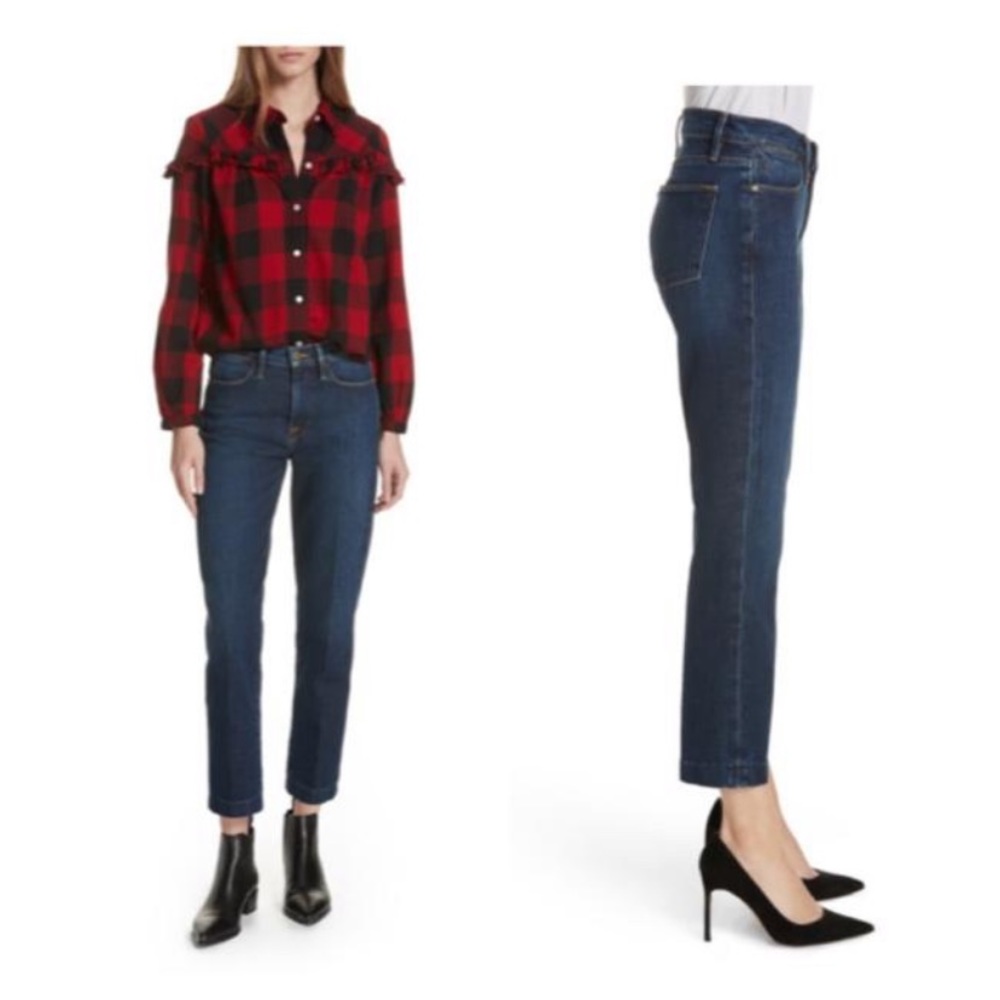 NWT Le High Straight Blind Stitch Jeans